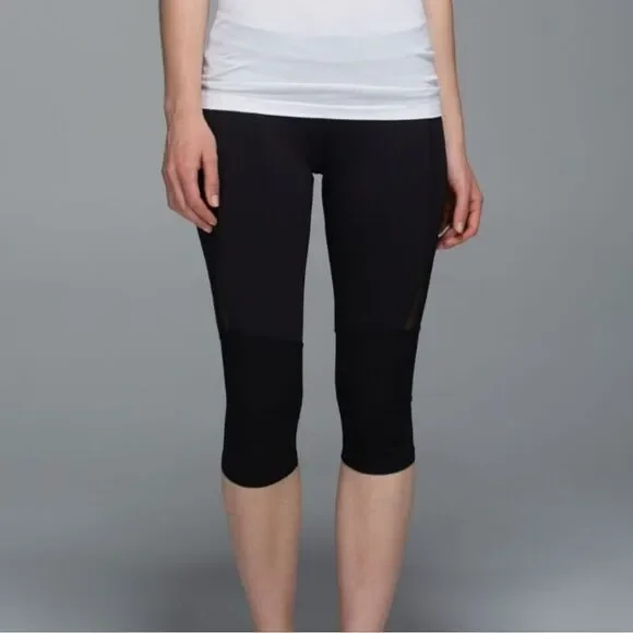 Lululemon Training Tough Crop 17" - Heathered Blue - Picture 12 of 12